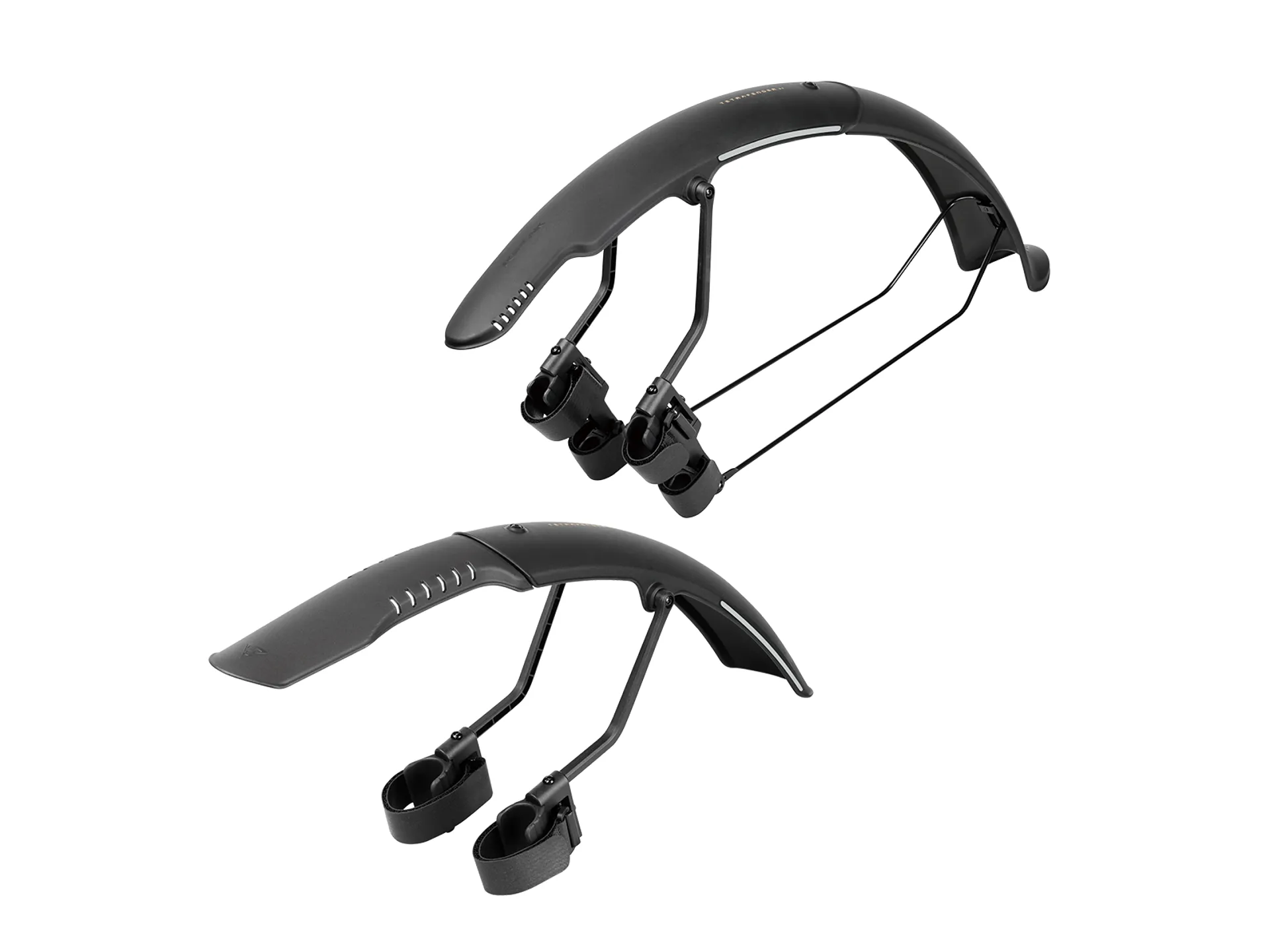 Topeak TetraFender G1 and G2 Gravel Mudguard Set in Black
